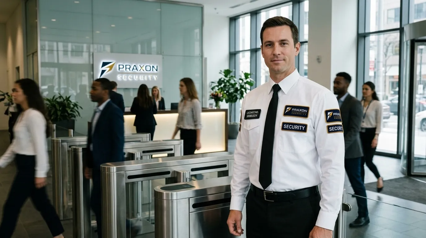 Praxon Security officers providing corporate security
